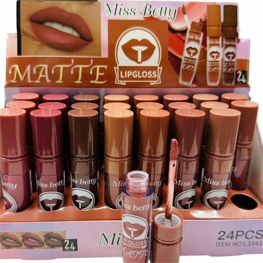 High Pigment Matte Lip Gloss Set – Pack of 4