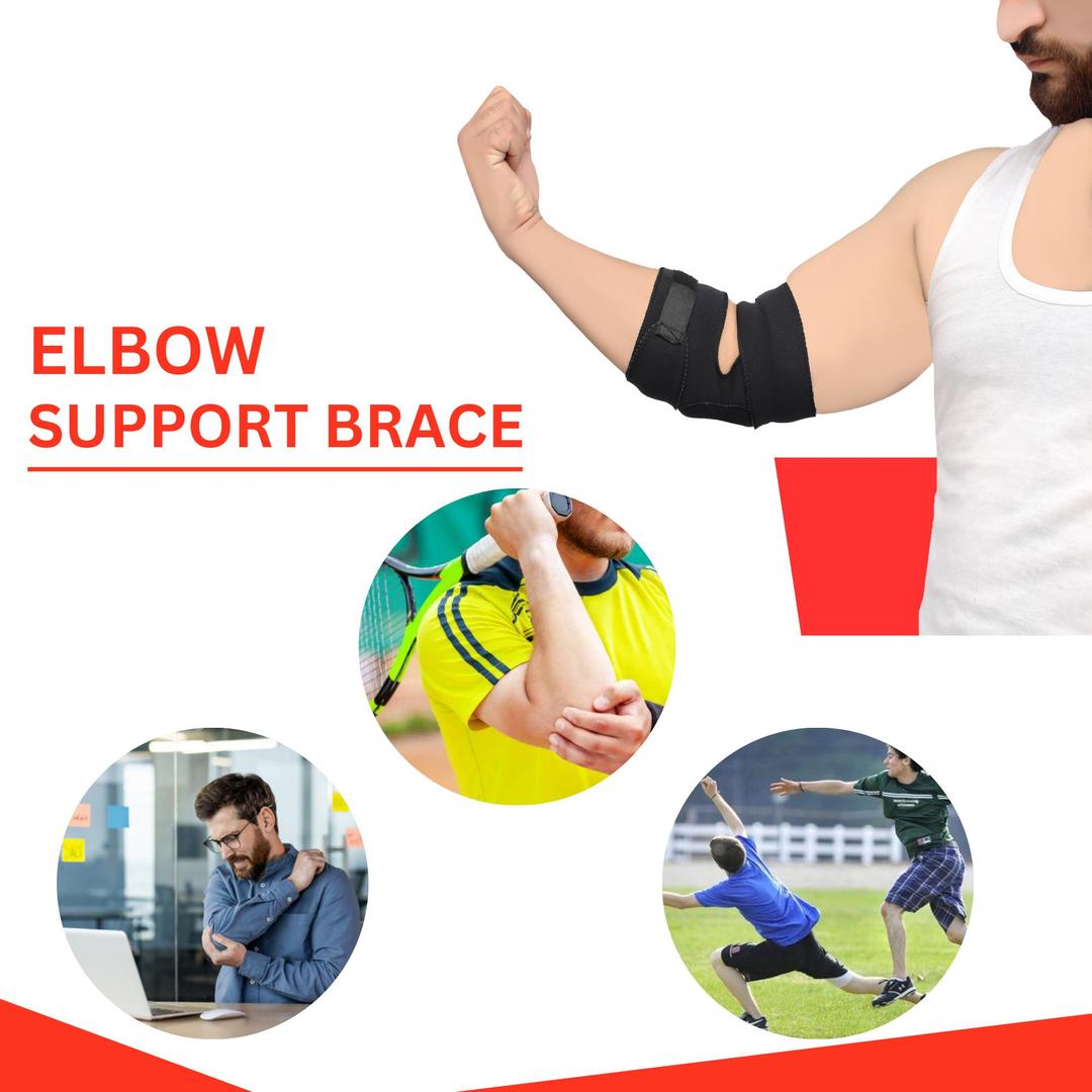 Safe Elbow Support Brace – Flexible & Lightweight