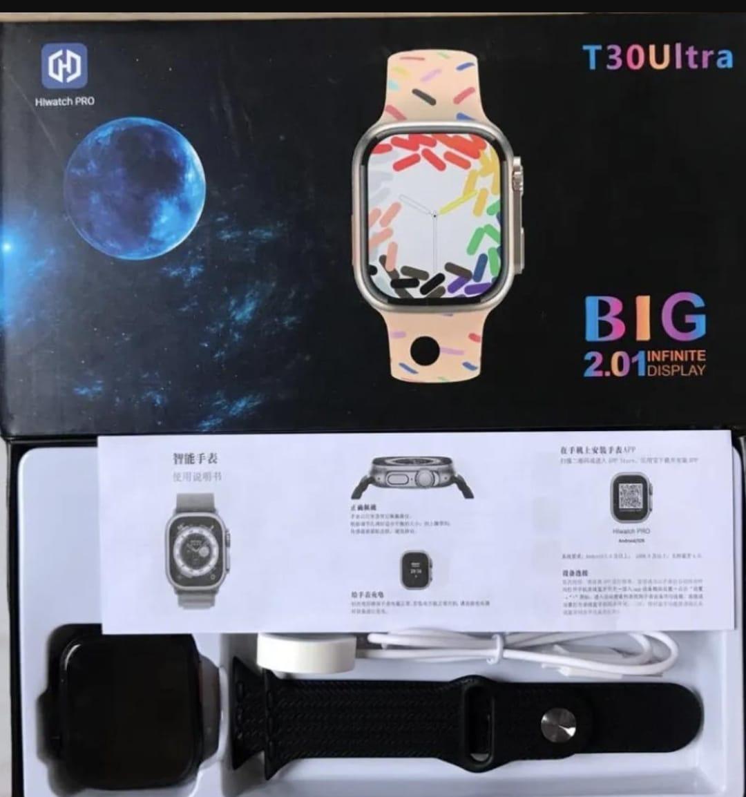 T-30 Ultra Smart Watch Bluetooth 5.0 – Android & iOS