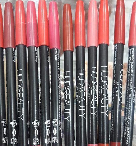 High Pigmented Lip Pencil Set – Pack of 12