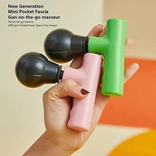 Mini Rechargeable Muscle Massager Gun | Deep Tissue Relief