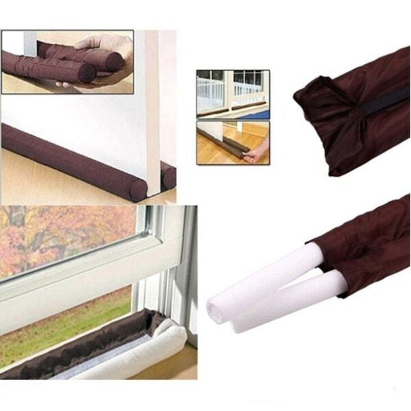 Door Draft Stopper Pack of 4 – Dust & Noise Blocker