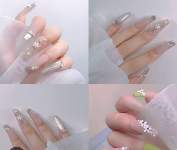 Stylish Fake Nails Set – 10 Pcs Artificial Nails