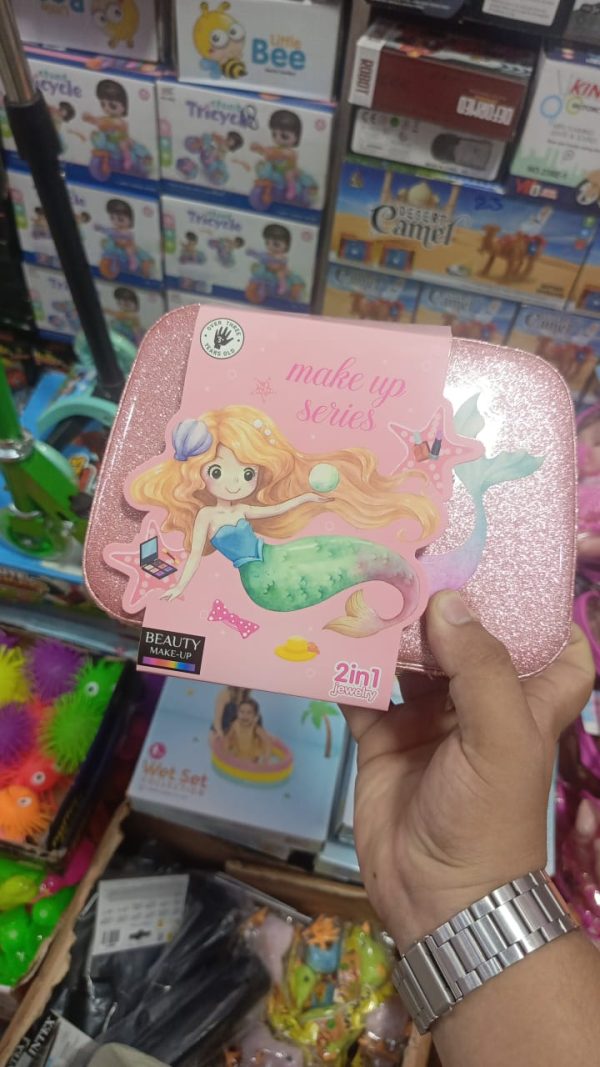 Kids 2-in-1 Beauty Makeup & Jewelry Bag Set