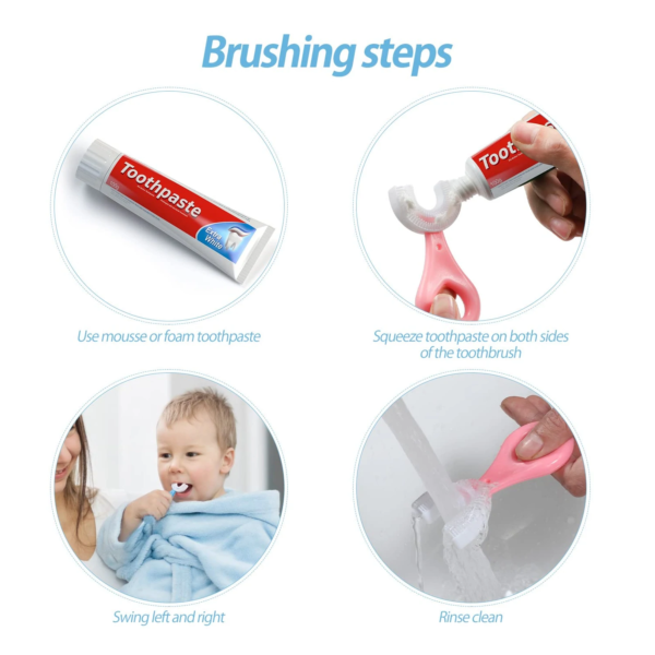 360° U-Shaped Baby Toothbrush – Kids Oral Care