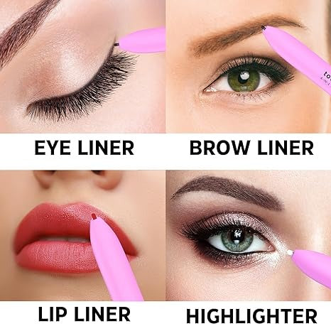 4-in-1 Makeup Pen – Eyeliner, Brow, Lip & Highlighter