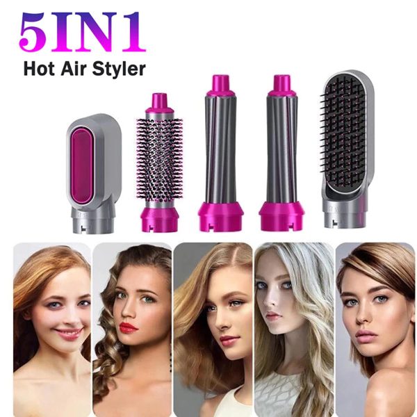 5-in-1 Electric Hair Dryer Brush & Styling Kit