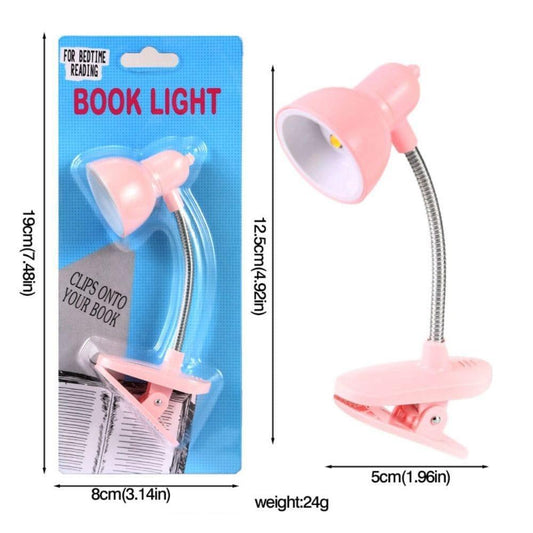Rechargeable LED Table Lamp – Pink Book Light
