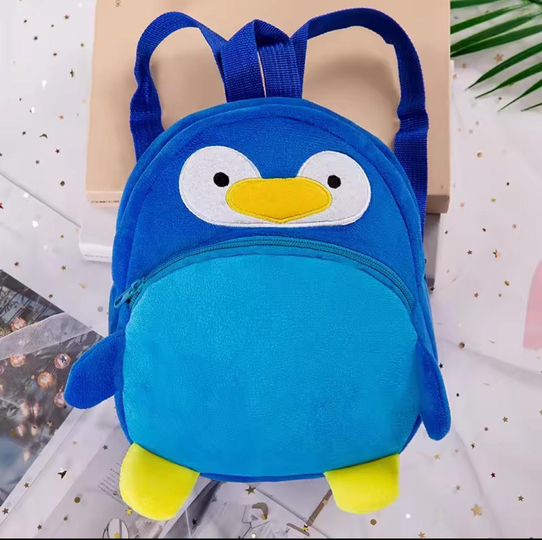 Penguin Baby Bag – Soft Plush Backpack for Kids
