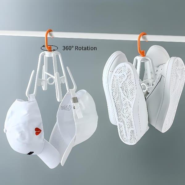 Durable Plastic Cloth Hook Hangers – Pack of 5