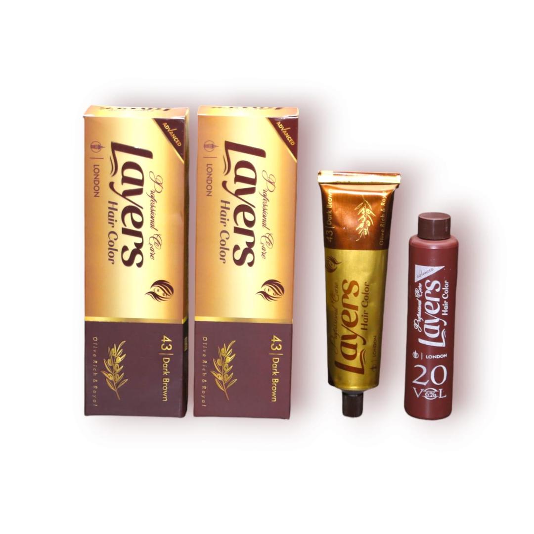 Hair Dye Pack of 2 – Black & Dark Brown