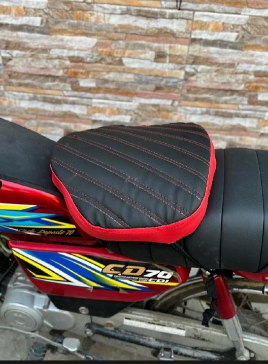 Waterproof Double Stitch Bike Seat Cushion – Black