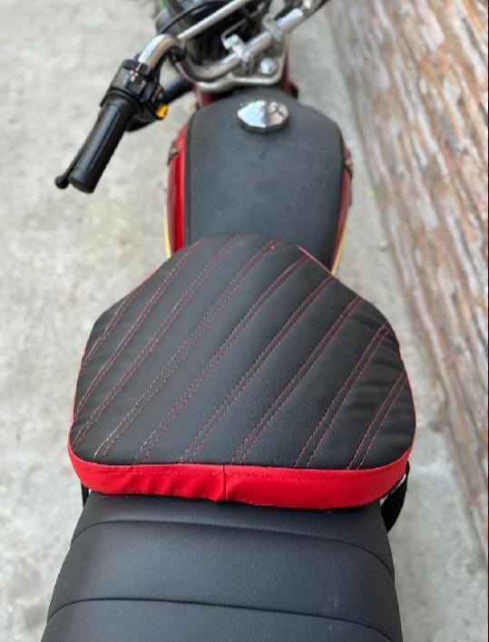 Waterproof Double Stitch Bike Seat Cushion – Black
