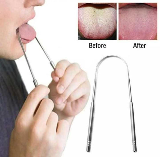 Stainless Steel Tongue Cleaner for Fresh Breath