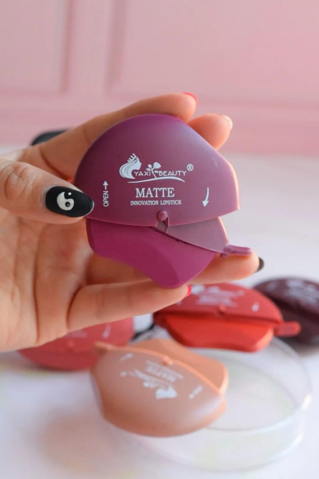 Matte Finish Lipstick Set – Pack of 6 Shades