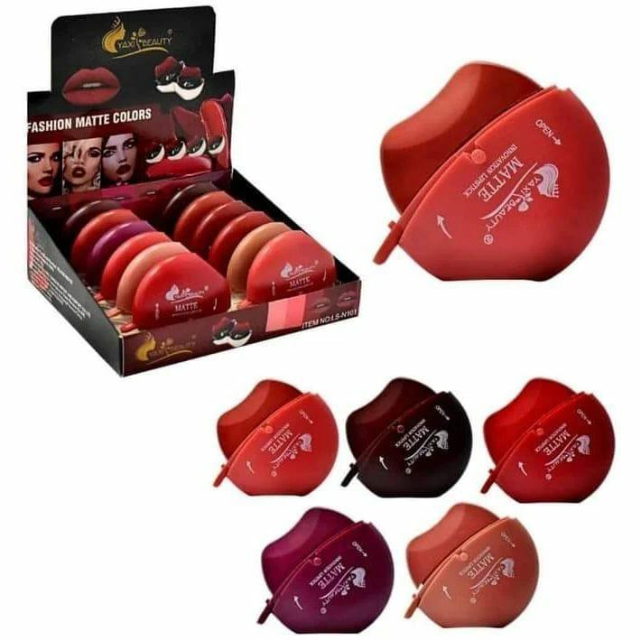 Matte Finish Lipstick Set – Pack of 6 Shades