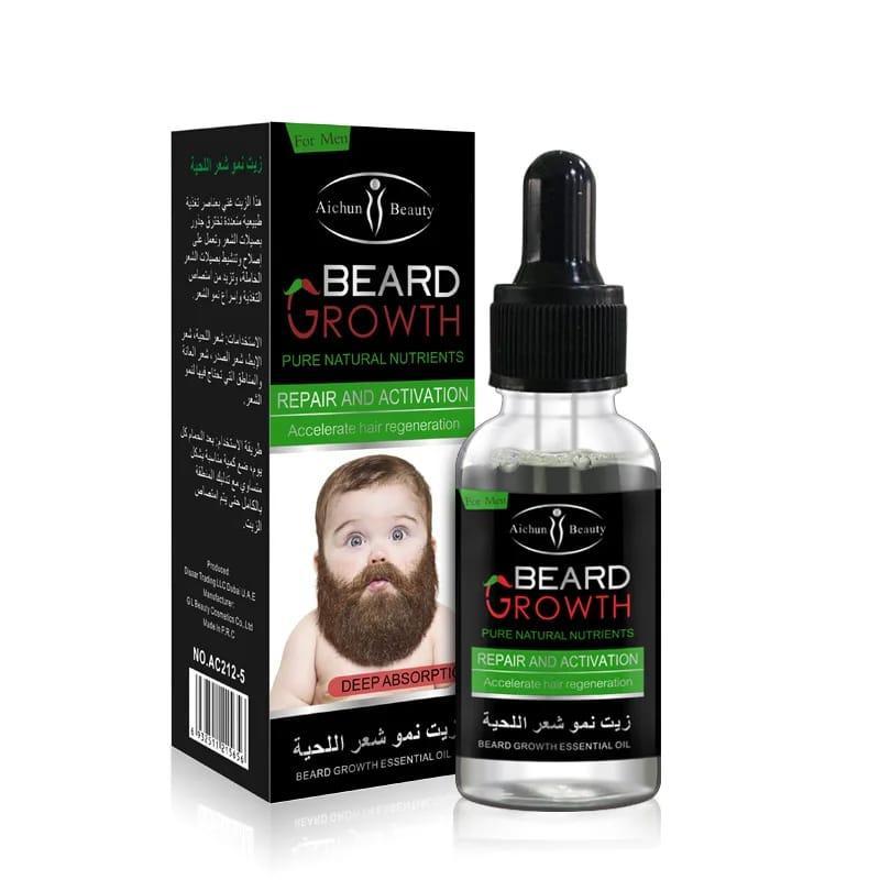 Beard Growth Oil – 30ml for All Hair Types