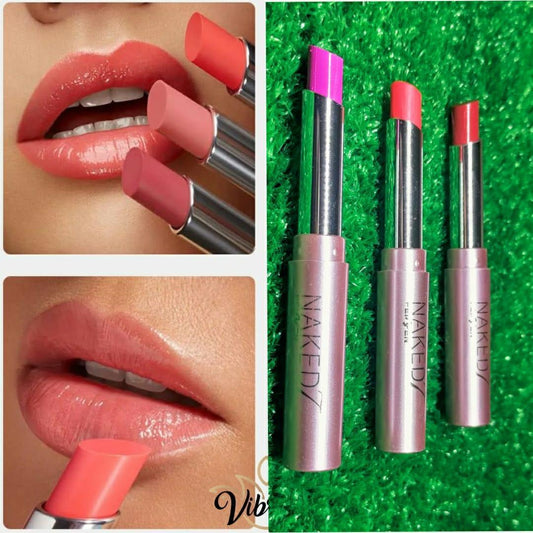 3 Pcs Lipstick Set – Nude, Cherry & Fleur Shades