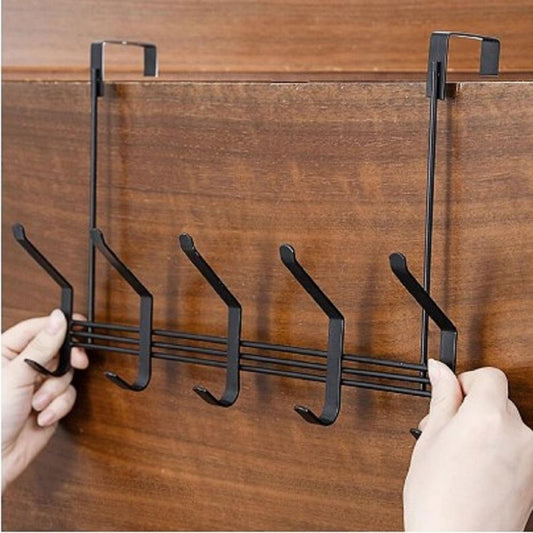 Black Iron Door Hanger Hook – Punch Free Clothes Rack