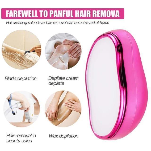 Painless Crystal Hair Remover Epilator – Magic Crystal Hair Eraser for Smooth Skin