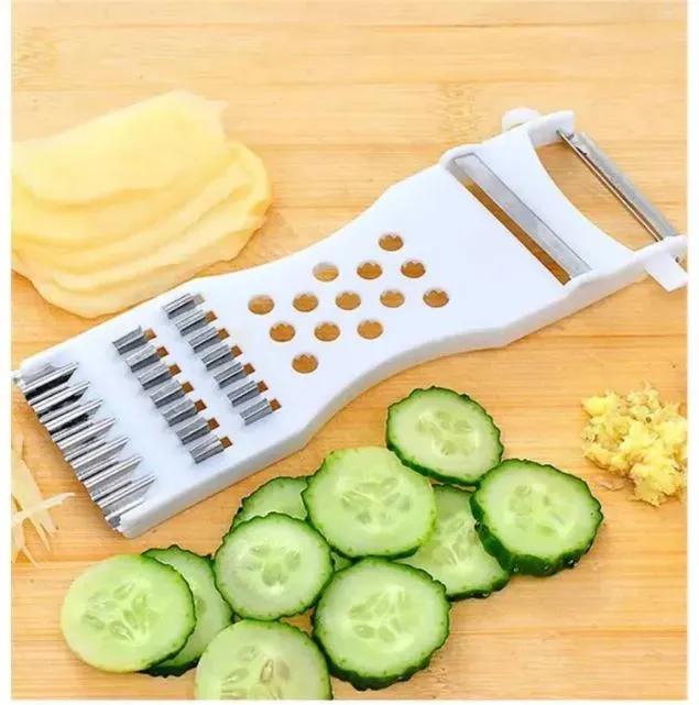5 in 1 Vegetable Cutter & Slicer – White
