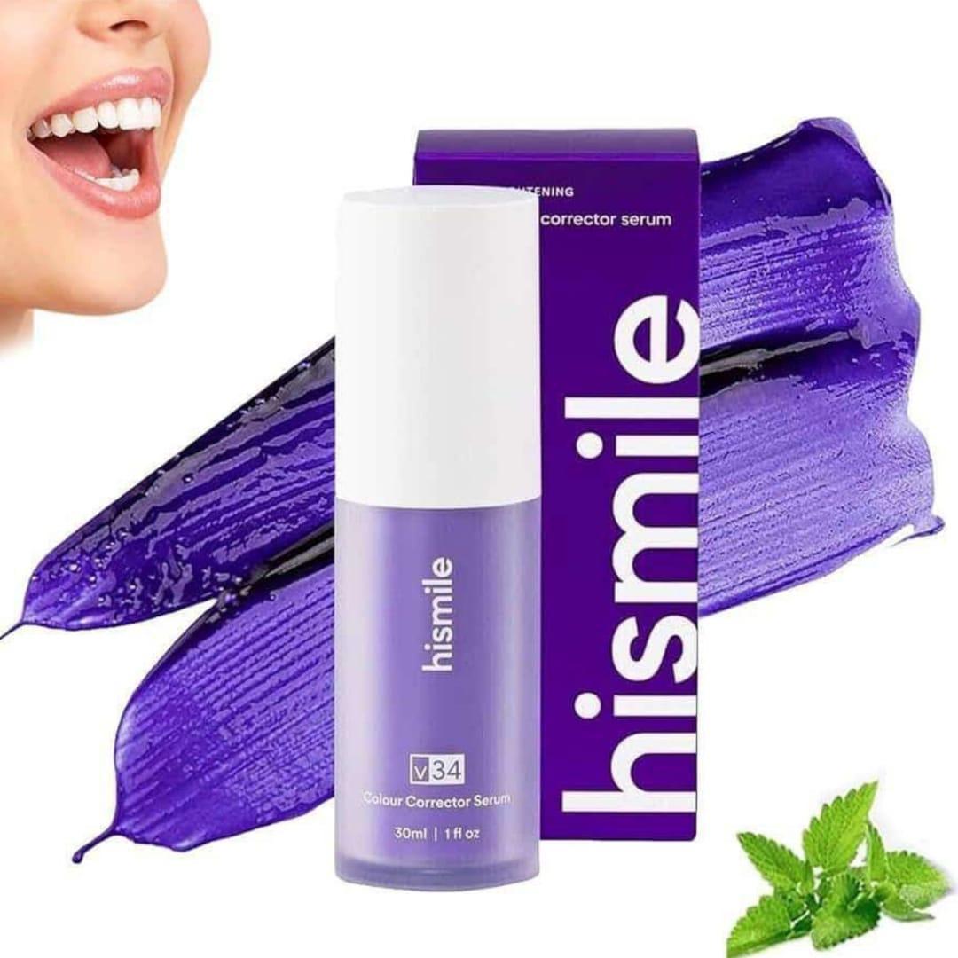 V34 Purple Teeth Whitening Colour Corrector Serum