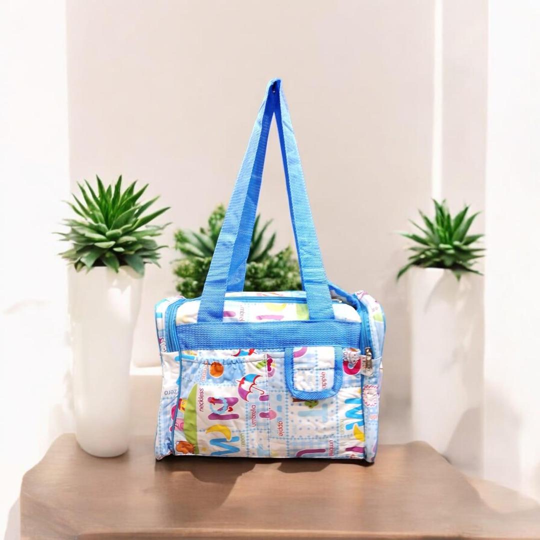 Blue Cotton Baby Bag for Boys – Stylish & Practical