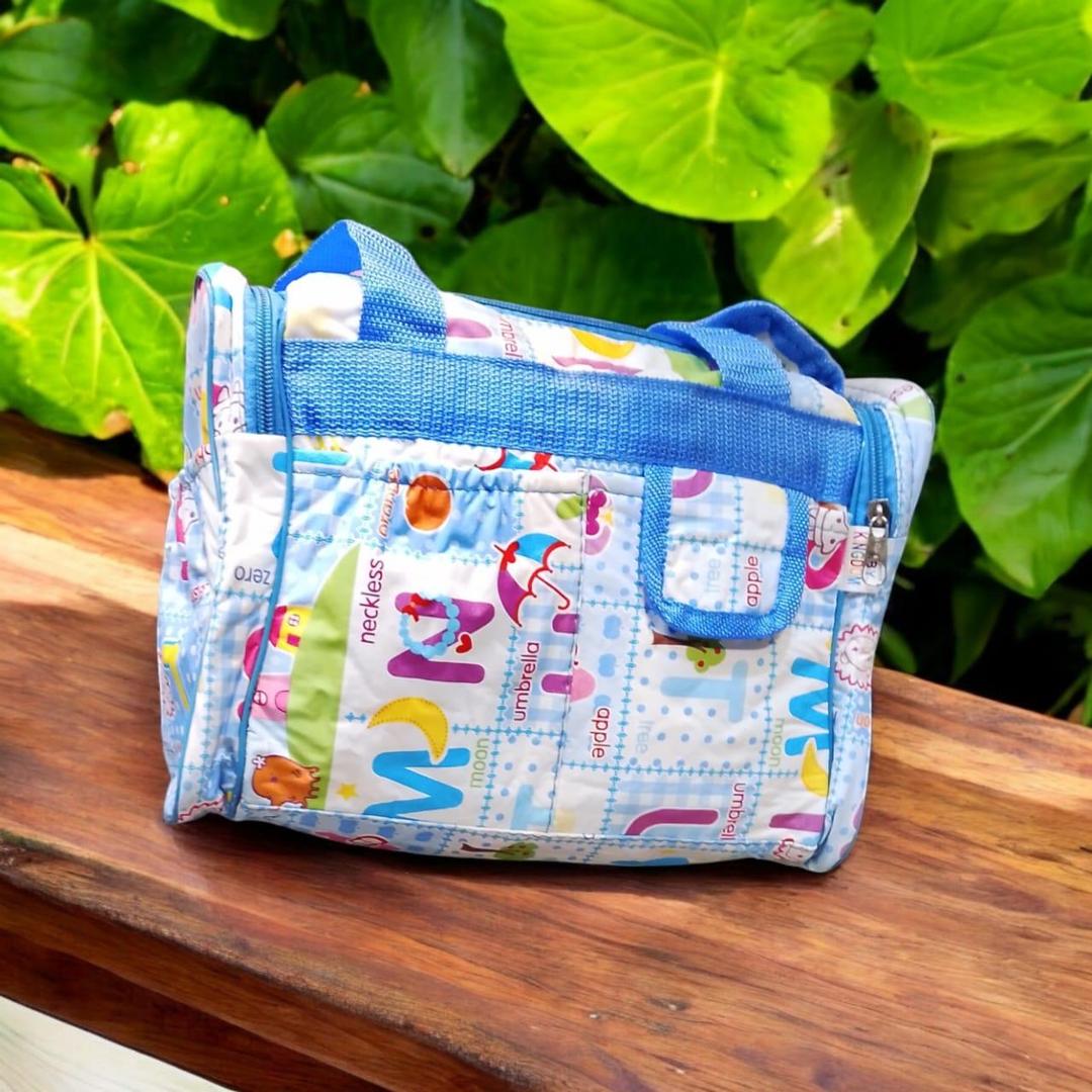 Blue Cotton Baby Bag for Boys – Stylish & Practical