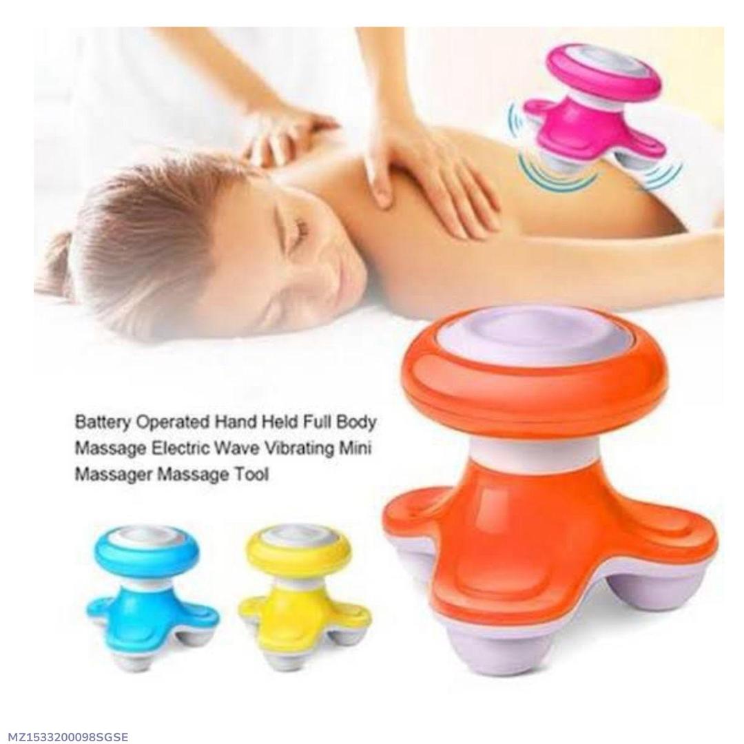 Mini Handheld Body Massager – ABS Plastic (Multicolor)