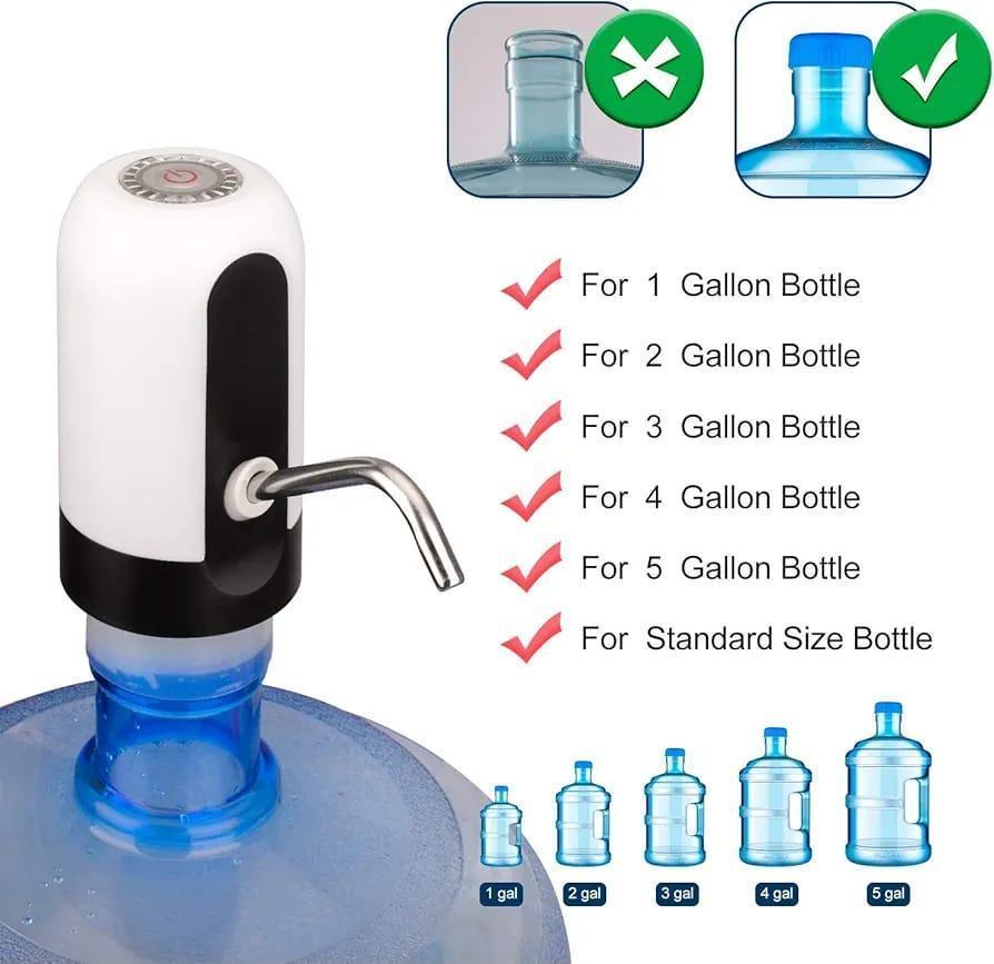 Portable Electric Water Pump Dispenser – USB Rechargeable