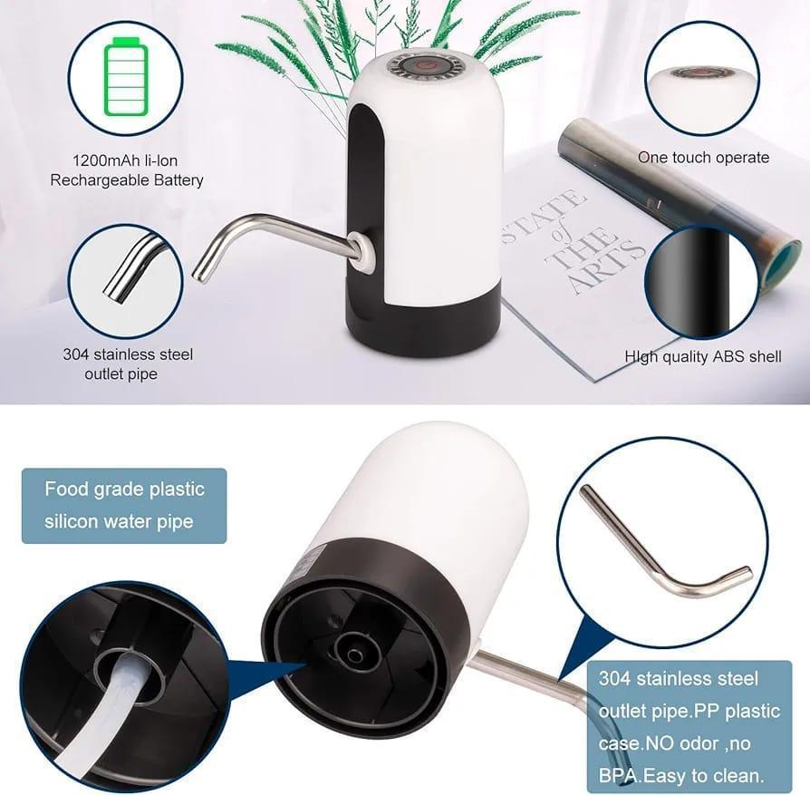 Portable Electric Water Pump Dispenser – USB Rechargeable
