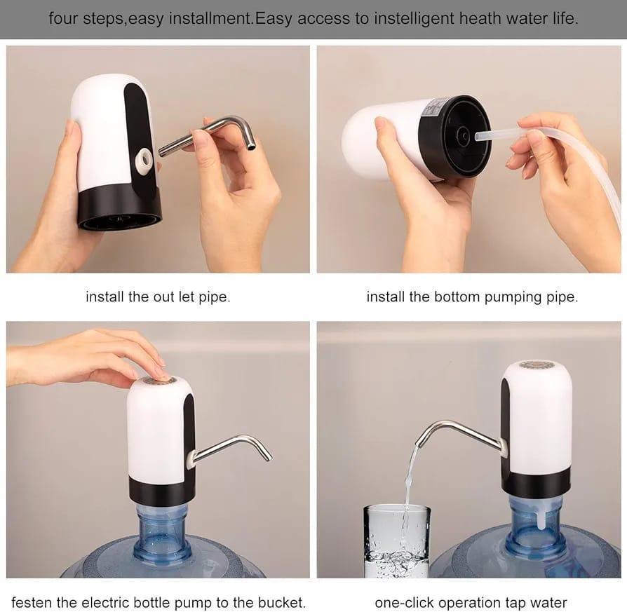 Portable Electric Water Pump Dispenser – USB Rechargeable