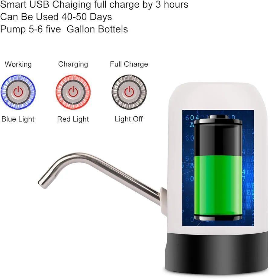 Portable Electric Water Pump Dispenser – USB Rechargeable