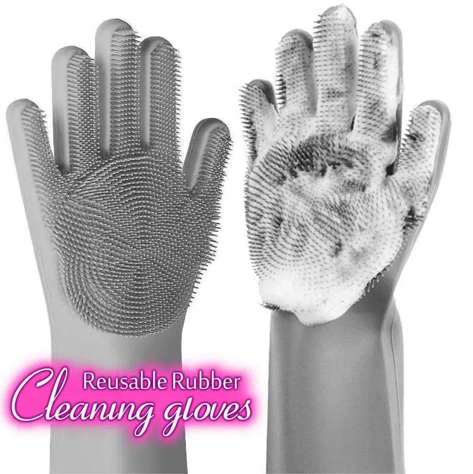 Silicone Dishwashing Gloves – Easy Cleaning Gloves