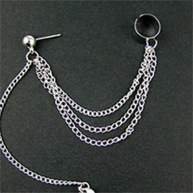 Trendy Adjustable Silver Earcuffs – Minimalist Jewelry