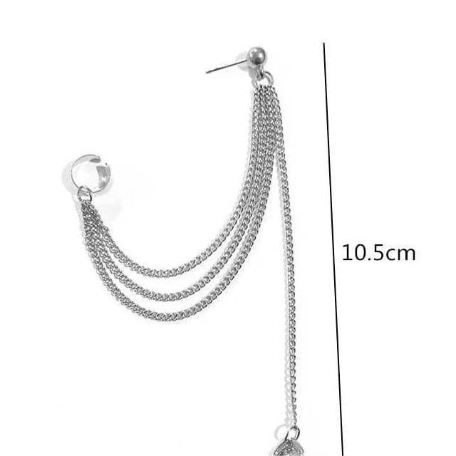 Trendy Adjustable Silver Earcuffs – Minimalist Jewelry