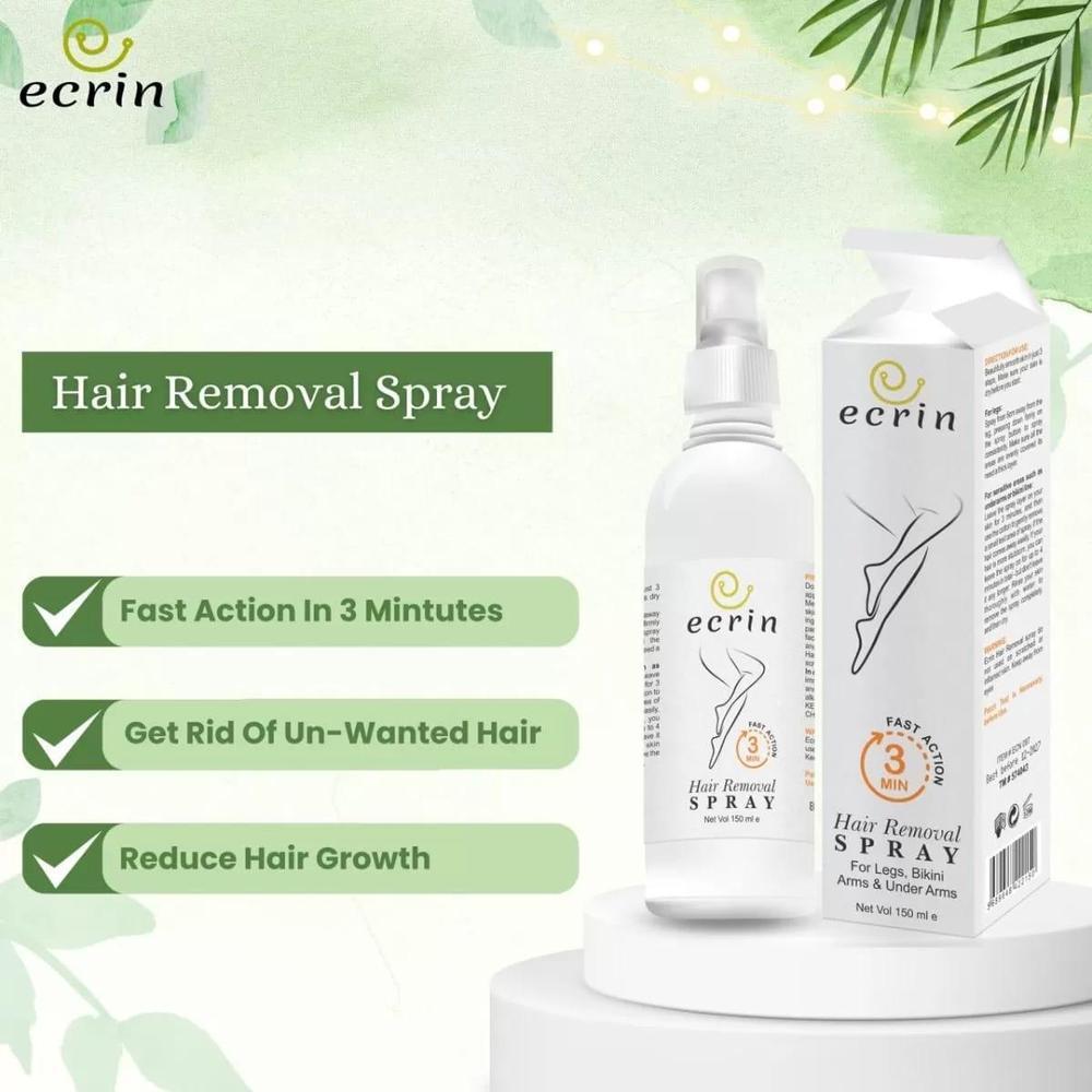 Ecrin Hair Removal Spray – Smooth Skin Formula