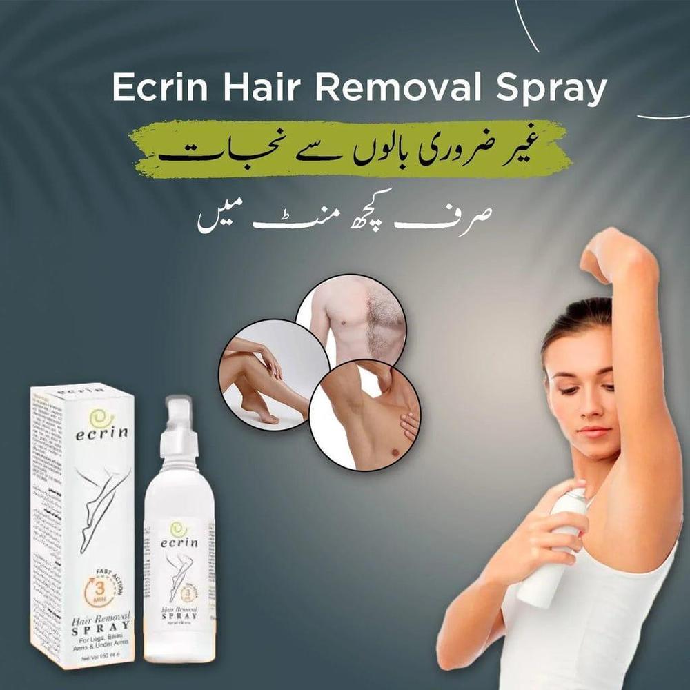 Ecrin Hair Removal Spray – Smooth Skin Formula