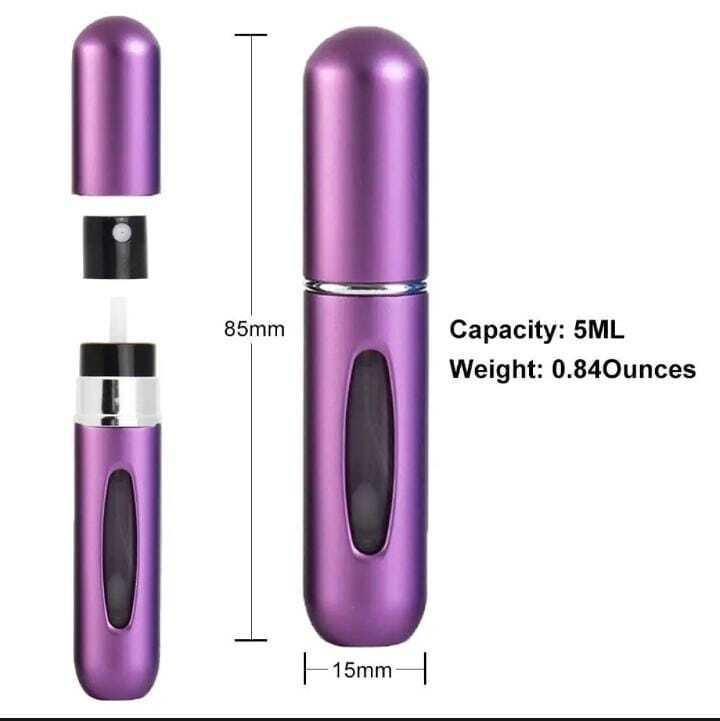 Refillable Mini Perfume Atomizer Bottle – 5ml