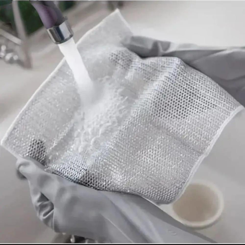 10 Pcs Durable Washable Steel Wire Cleaning Cloths