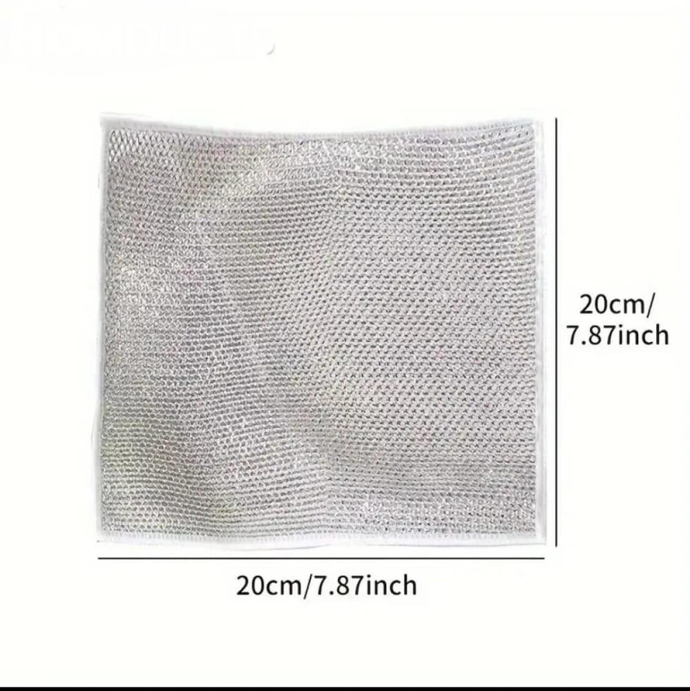 10 Pcs Durable Washable Steel Wire Cleaning Cloths