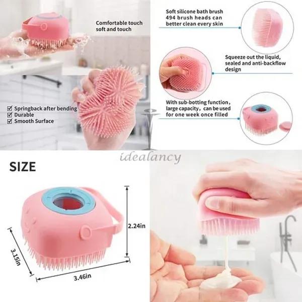 Silicone Bath Body Brush – Gentle Exfoliating & Deep Cleansing Shower Scrubber