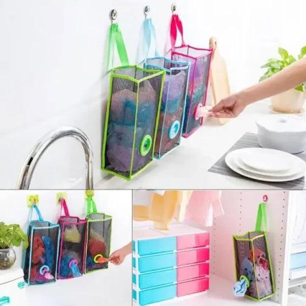 Multicolor Shopper Bag Set – 3 Pcs Durable & Reusable