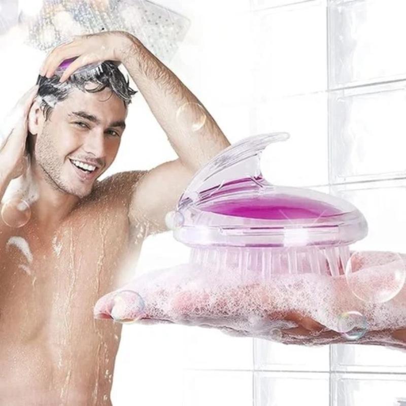 Scalp Massager Shampoo Brush – Silicone Hair Care