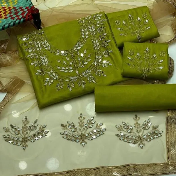 Women Silk Suit – 3 Pcs Unstitched