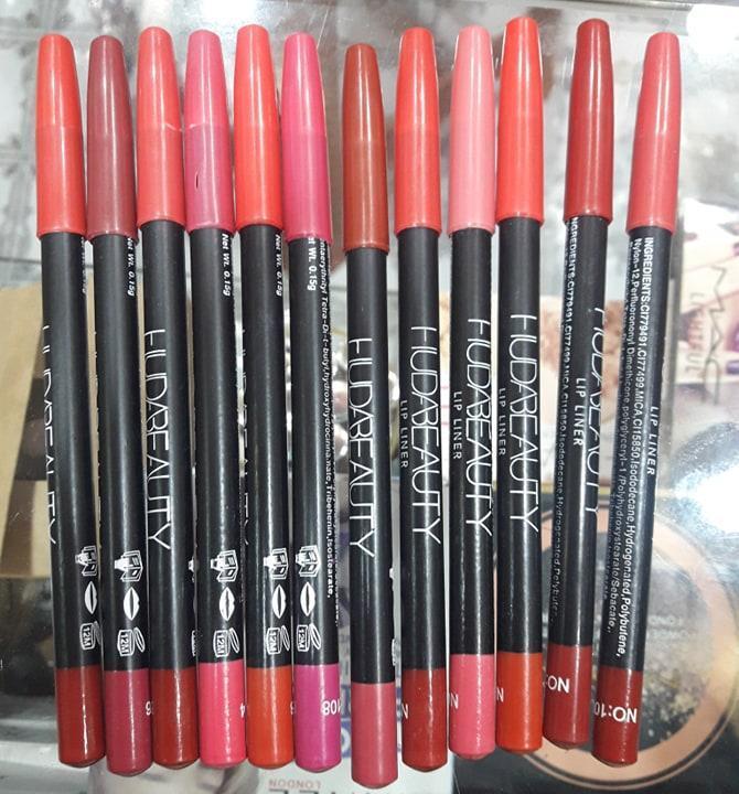 High Pigmented Lip Pencil Set – Pack of 12