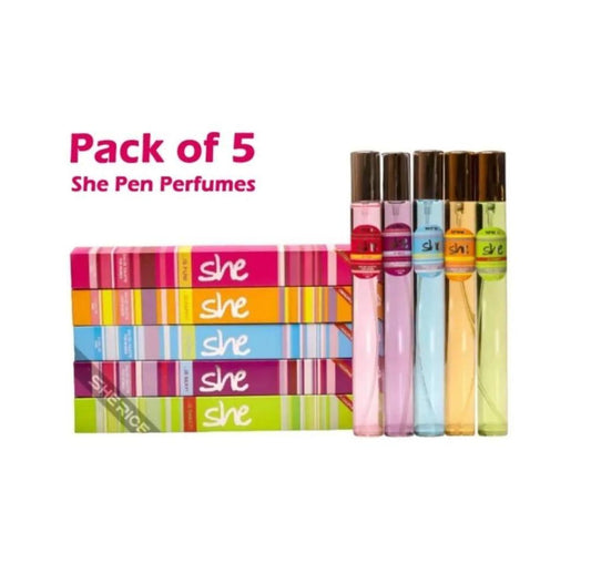 Pocket Perfume for Women – Pack of 5 (35ml)