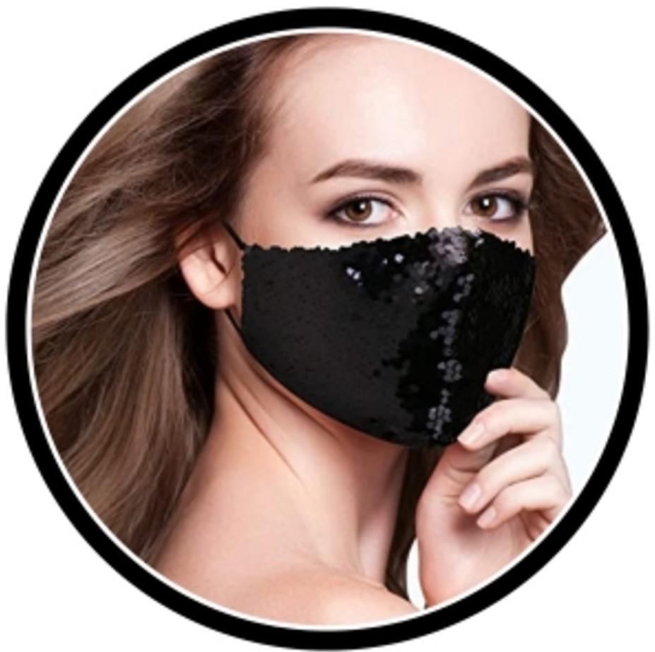 Stylish Black Cotton Face Mask – Safety & Comfort (2 Pcs)
