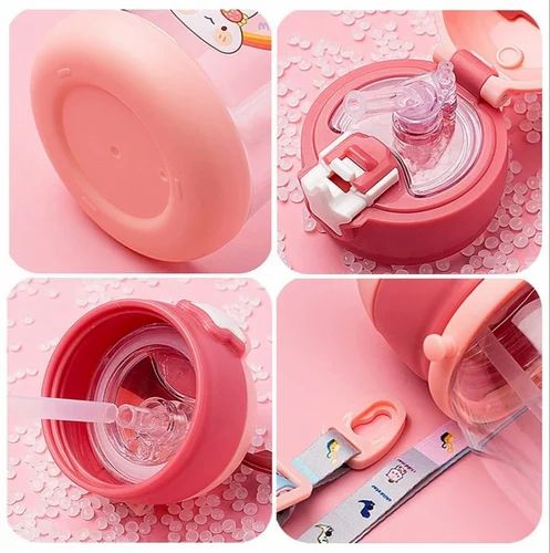 Reindeer Kids Water Bottle with Handle – 600ml