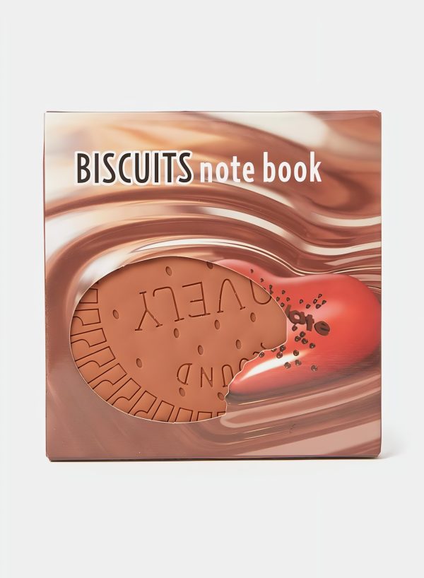 Biscuit Shaped Notebook – 80 Pages Fun Notepad